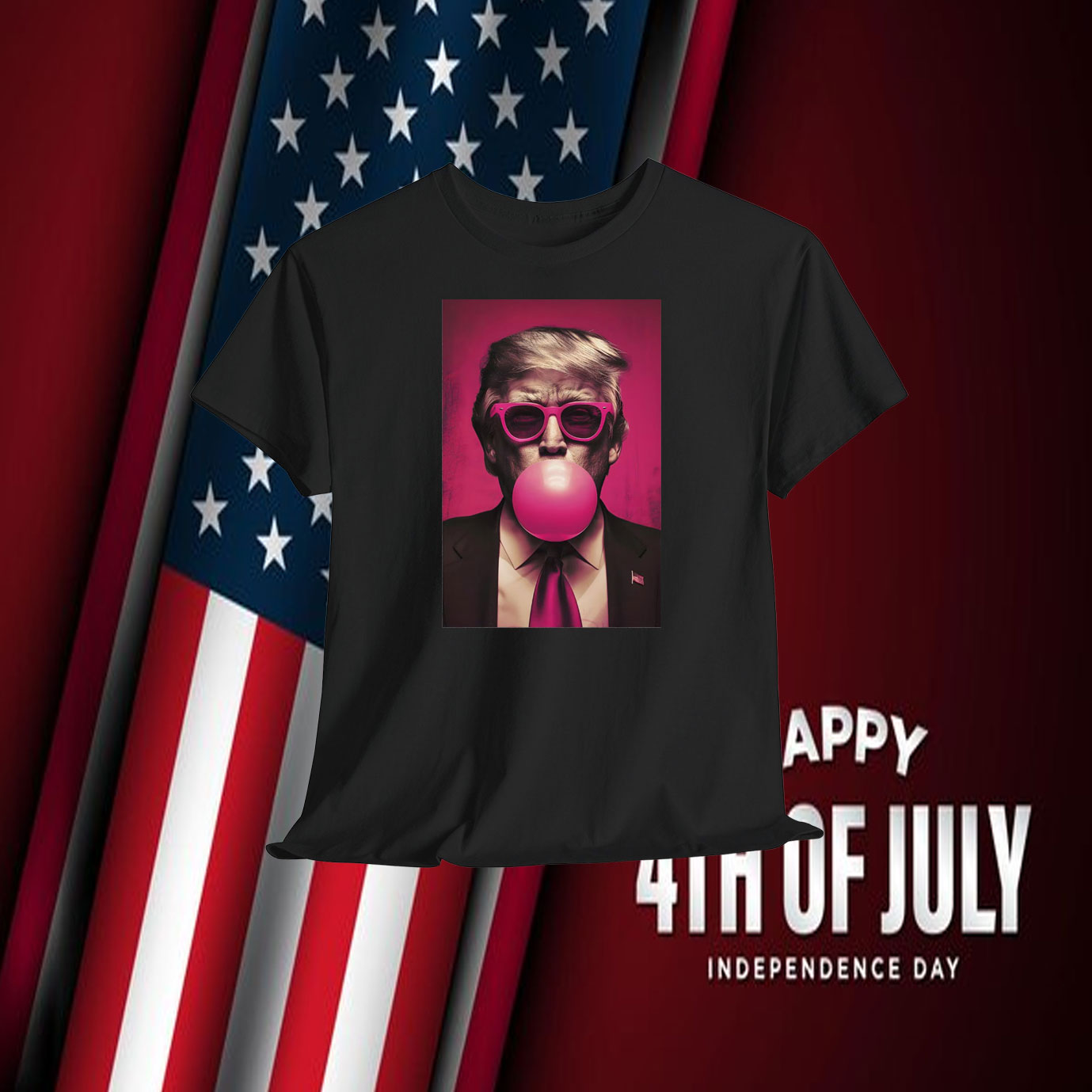 Bubble Gum Trump 2024 Shirt