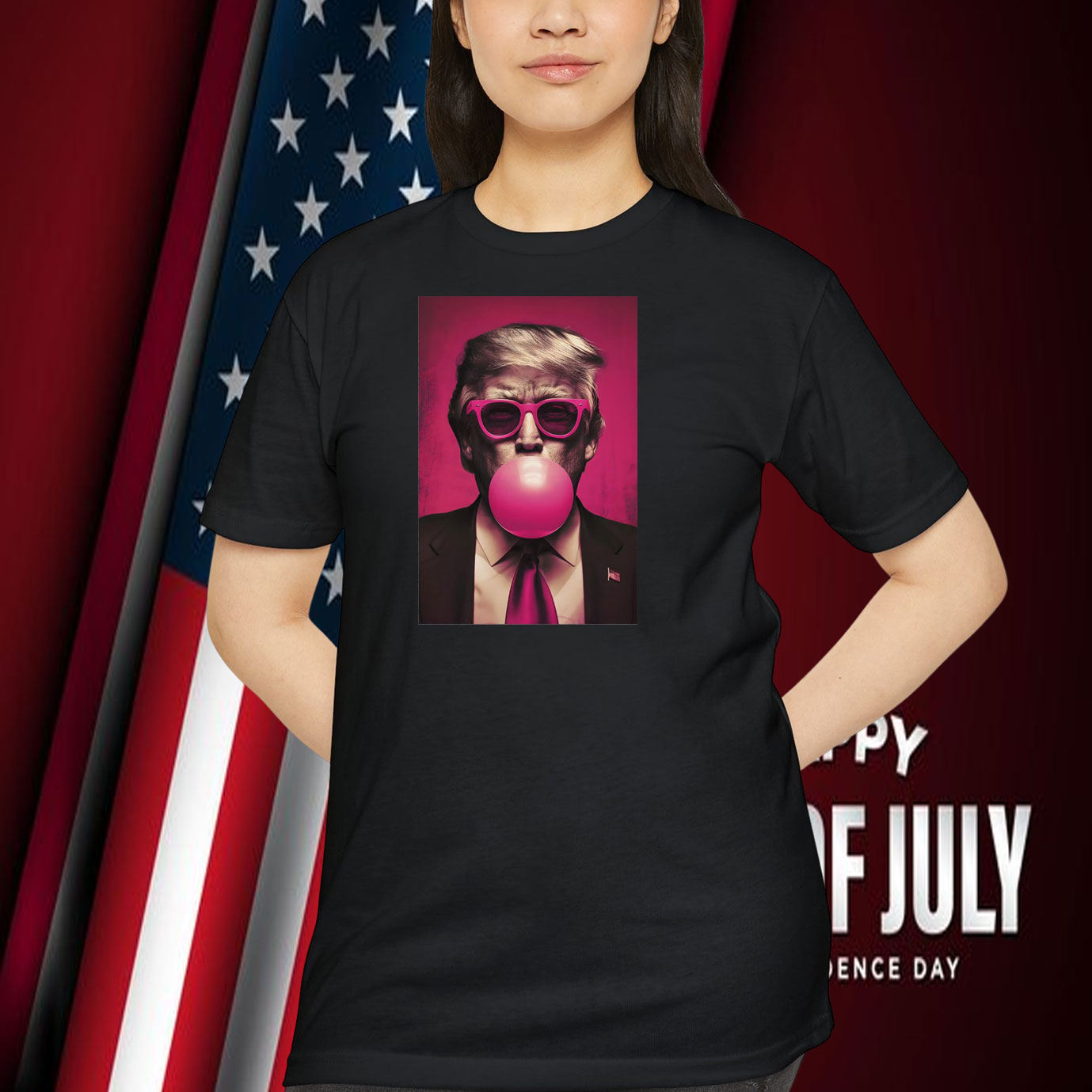 Bubble Gum Trump 2024 Shirt