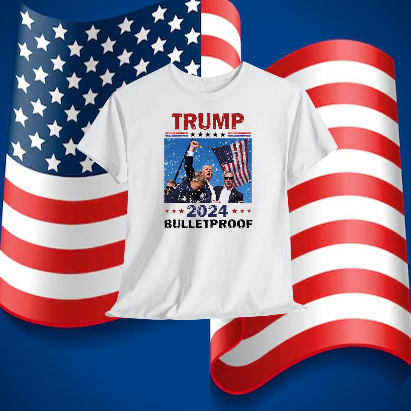 Bulletproof Trump 2024 Shirt