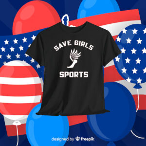 California School Save Girls Sports Trump Shirt