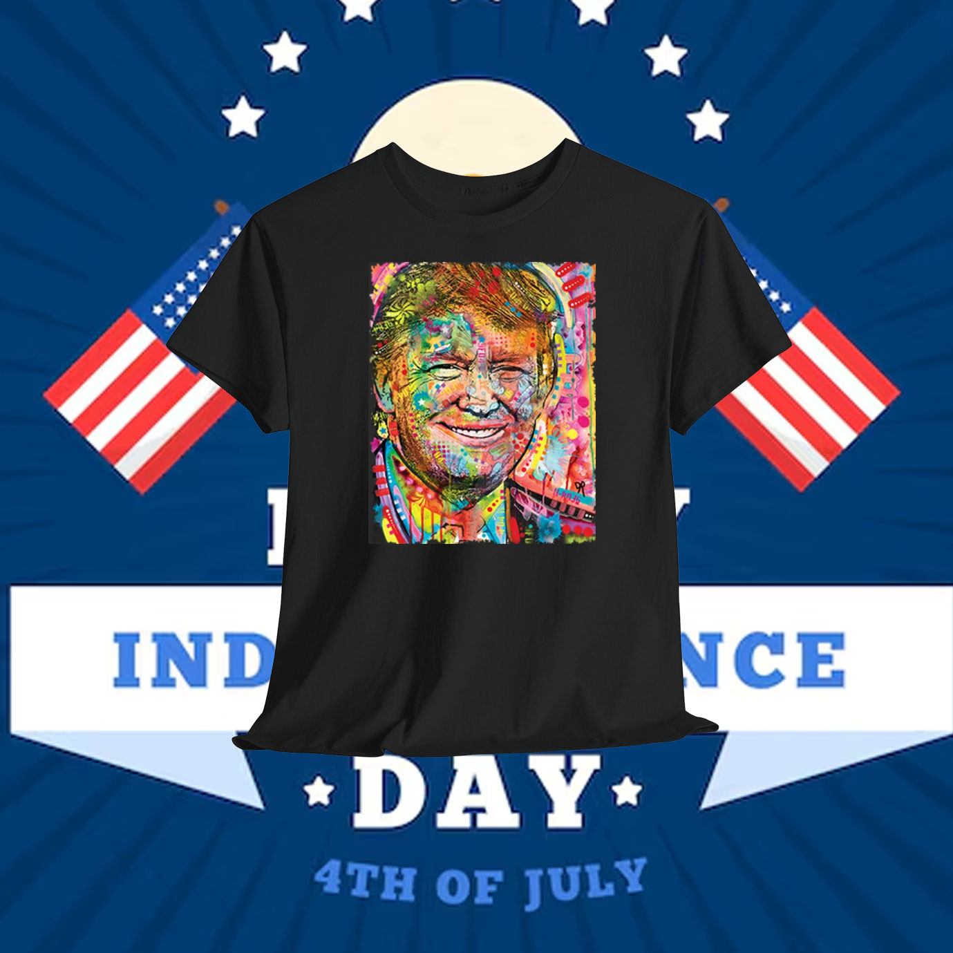 Colorful Trump America Shirt