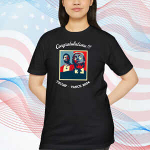 Congratulations Trump Vance 2024 Shirt