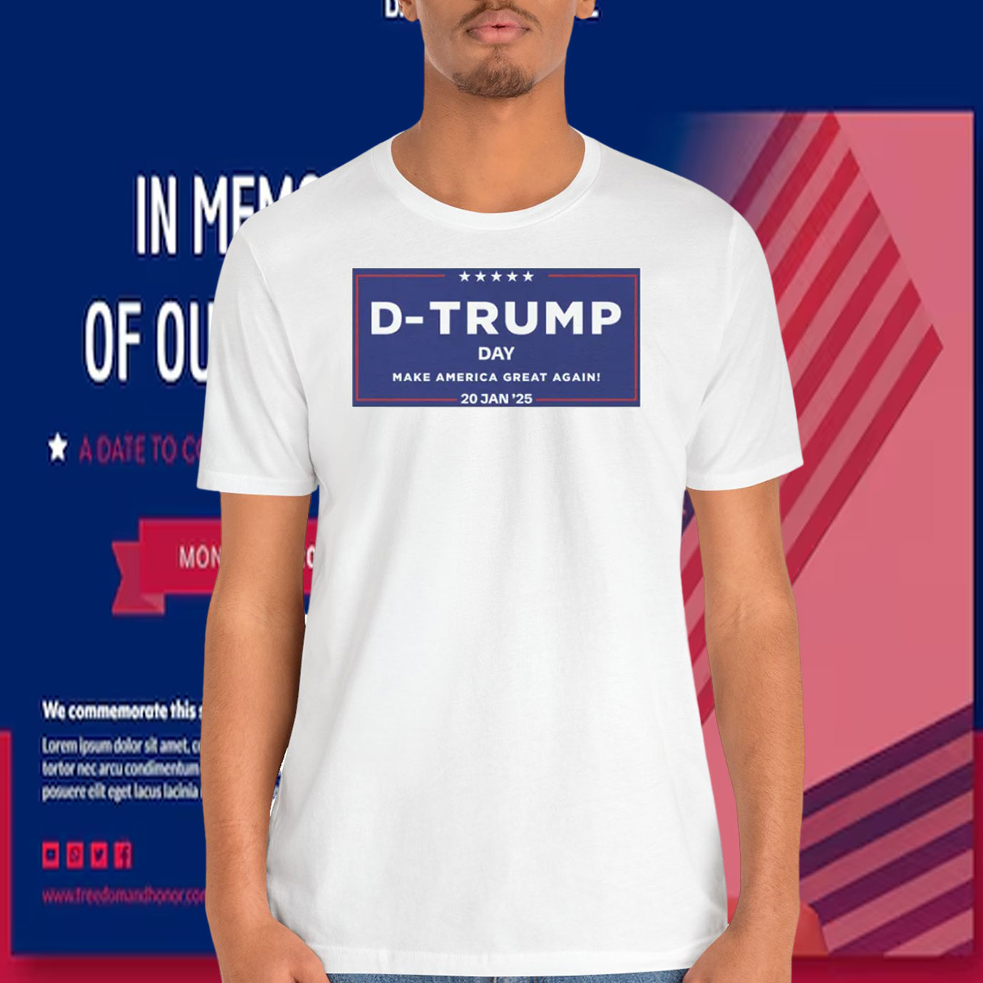 D-Trump Day Make America Great Again! 20 Jan '25 Shirts