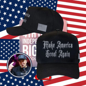 DARK MAGA Trump Campaign Elon Musk Black Cap