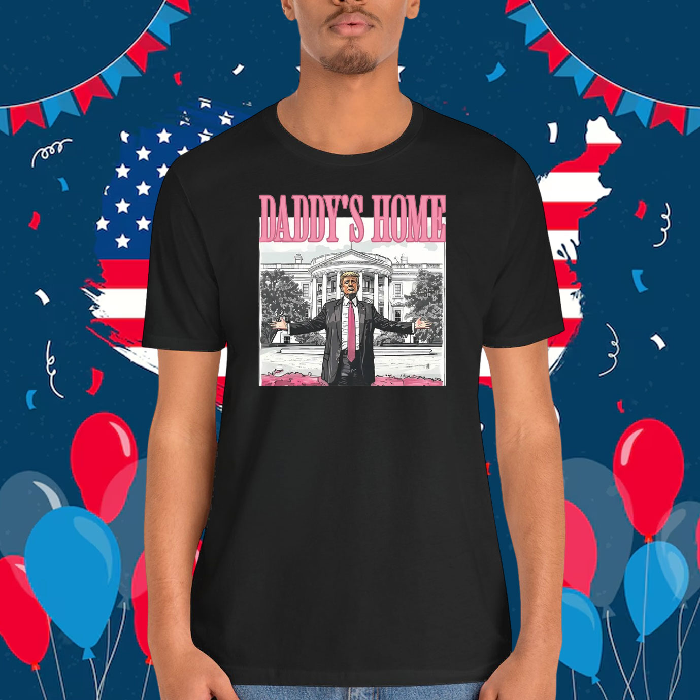 Daddy's Home Donald Trump 2024 T-Shirt