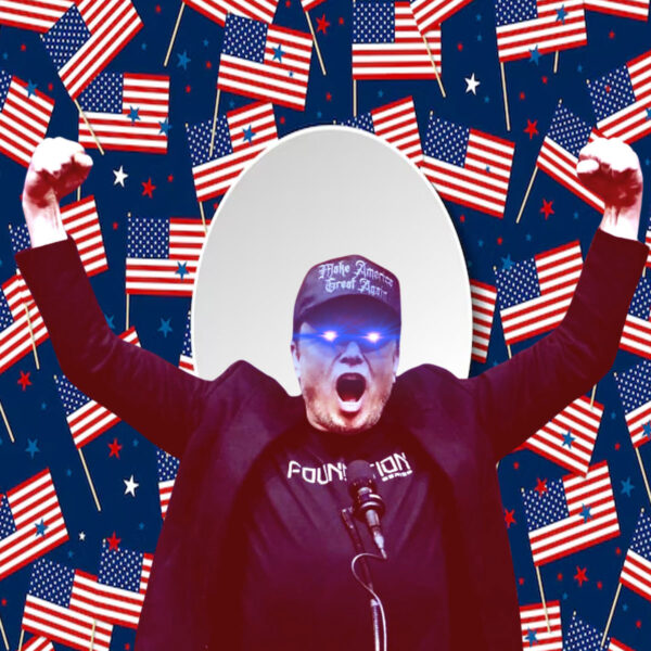 Dark Gothic MAGA Black Trump Hat