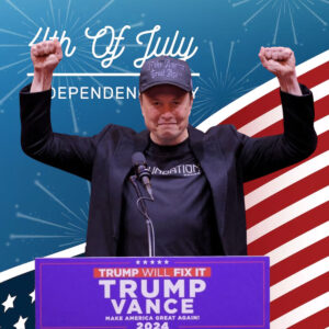 Dark Gothic MAGA Elon Musk Cap