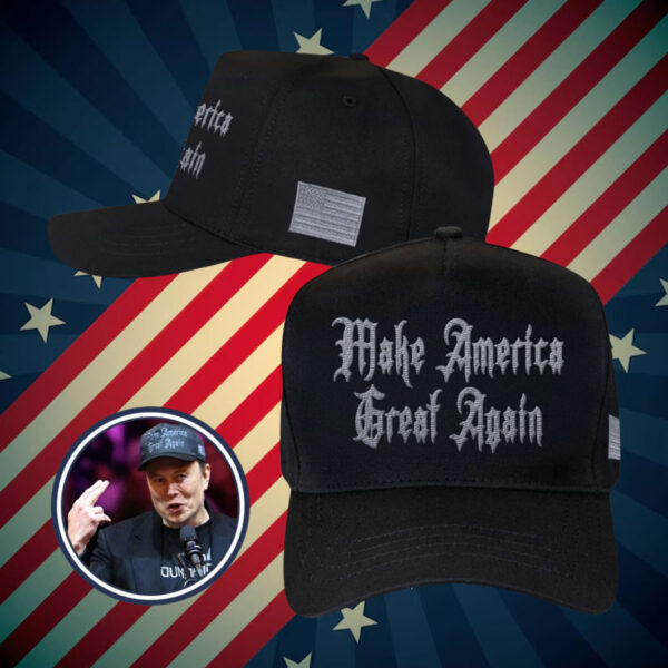 Dark Gothic MAGA Trump 2024 Campaign Hat