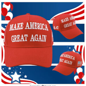 Dark MAGA Elon Musk Trump Baseball Cap