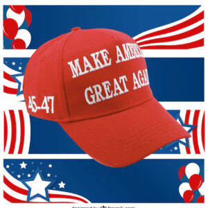 Dark MAGA Elon Musk Trump Baseball Cap