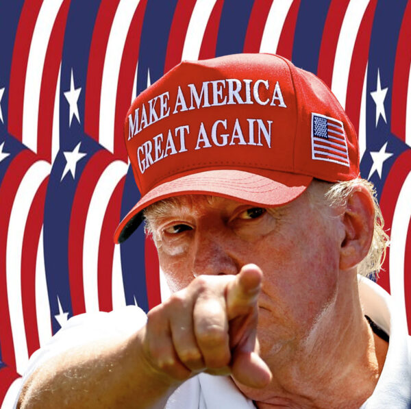Dark MAGA Trump Hat