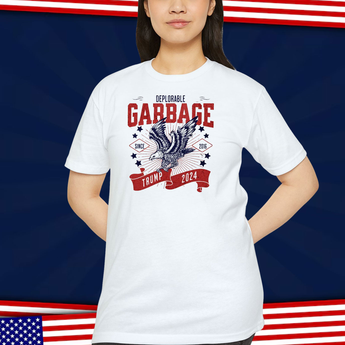 Deplorable Garbage Since 2016 Trump 2024 Shirt