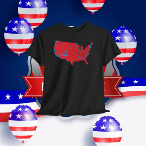 Donald Trump 2024 Election Results Map Unisex Shirt