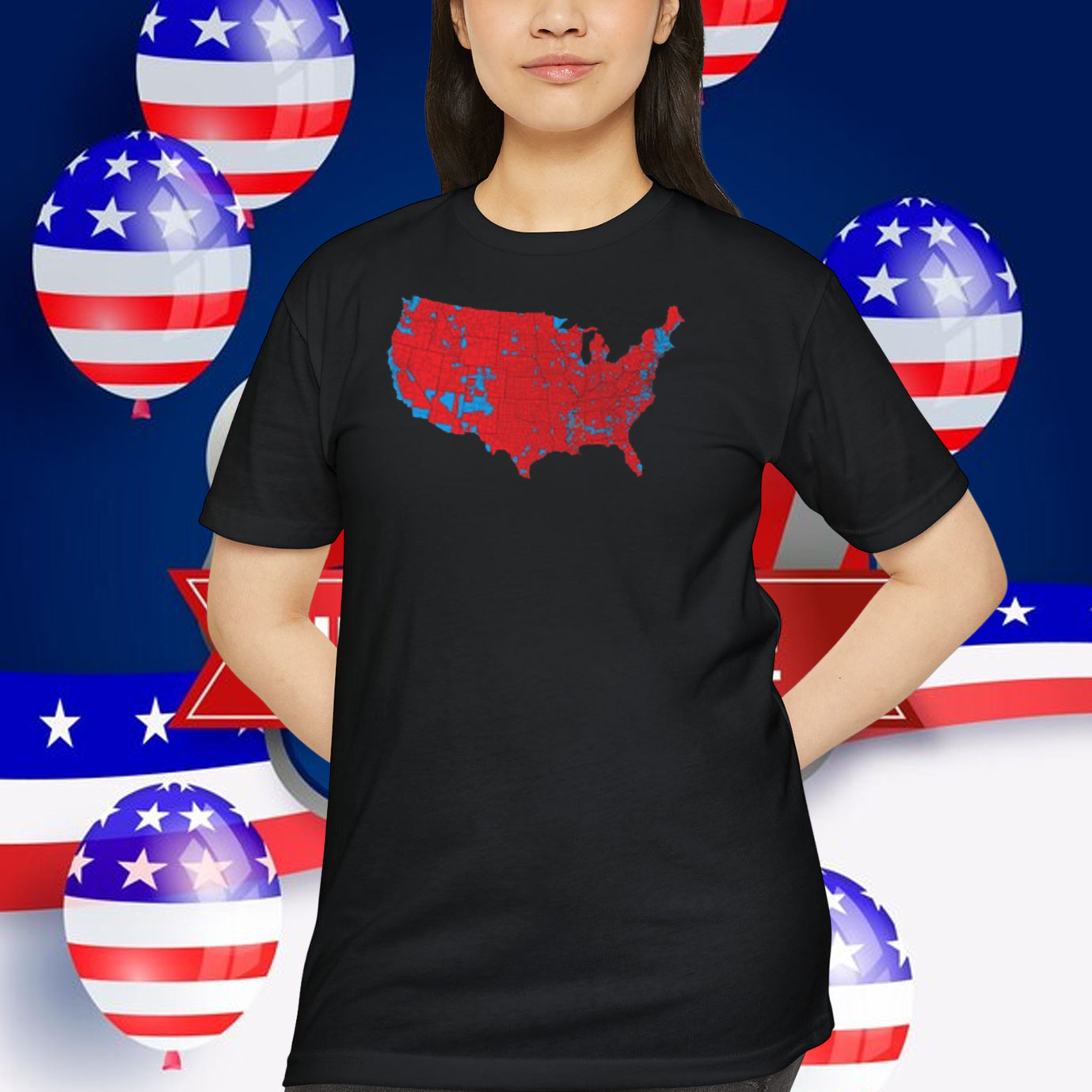 Donald Trump 2024 Election Results Map Unisex Shirt