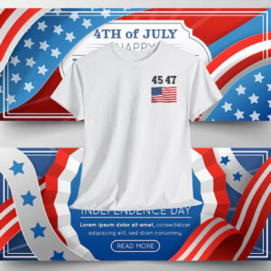Donald Trump 45 47 America Shirt