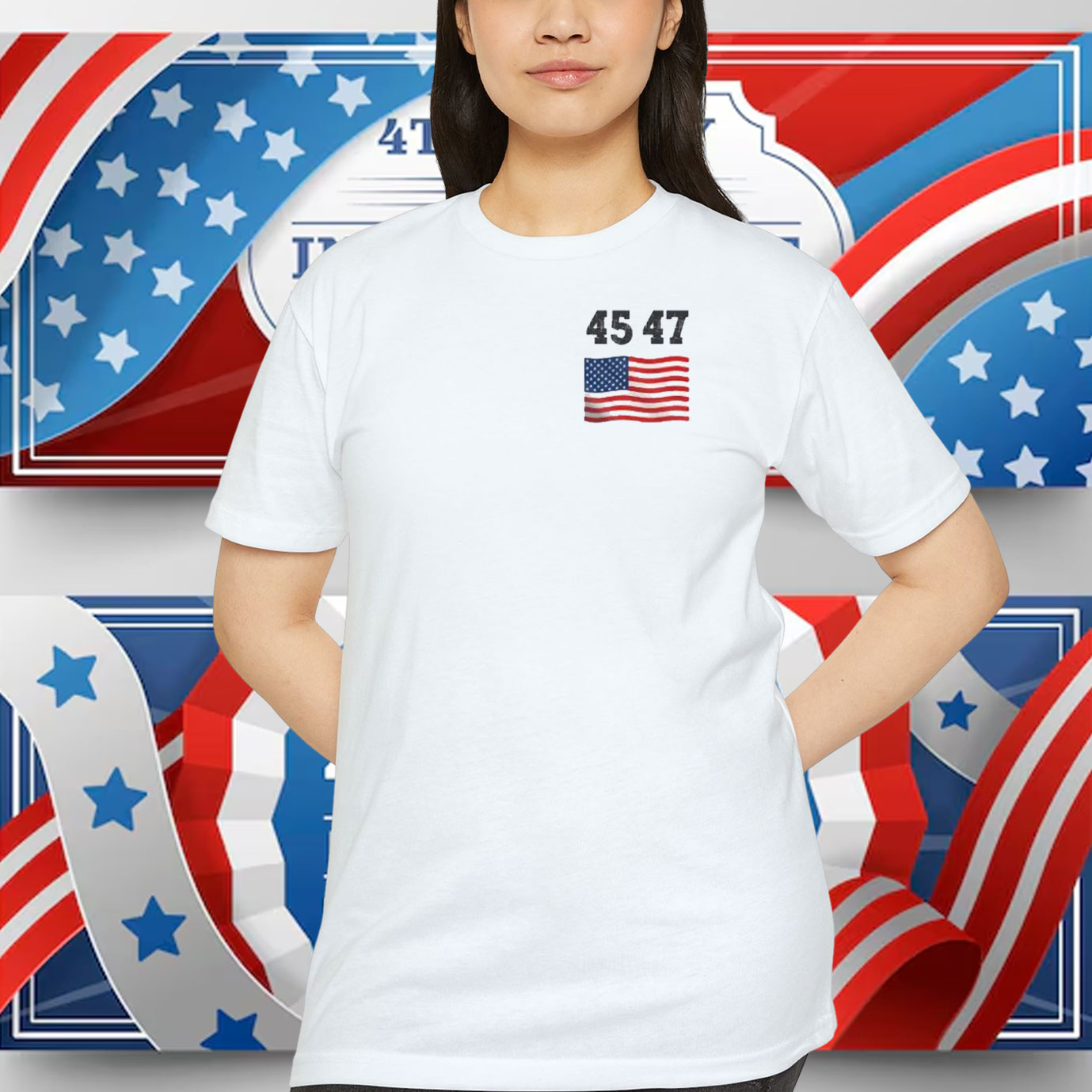 Donald Trump 45 47 America Shirt