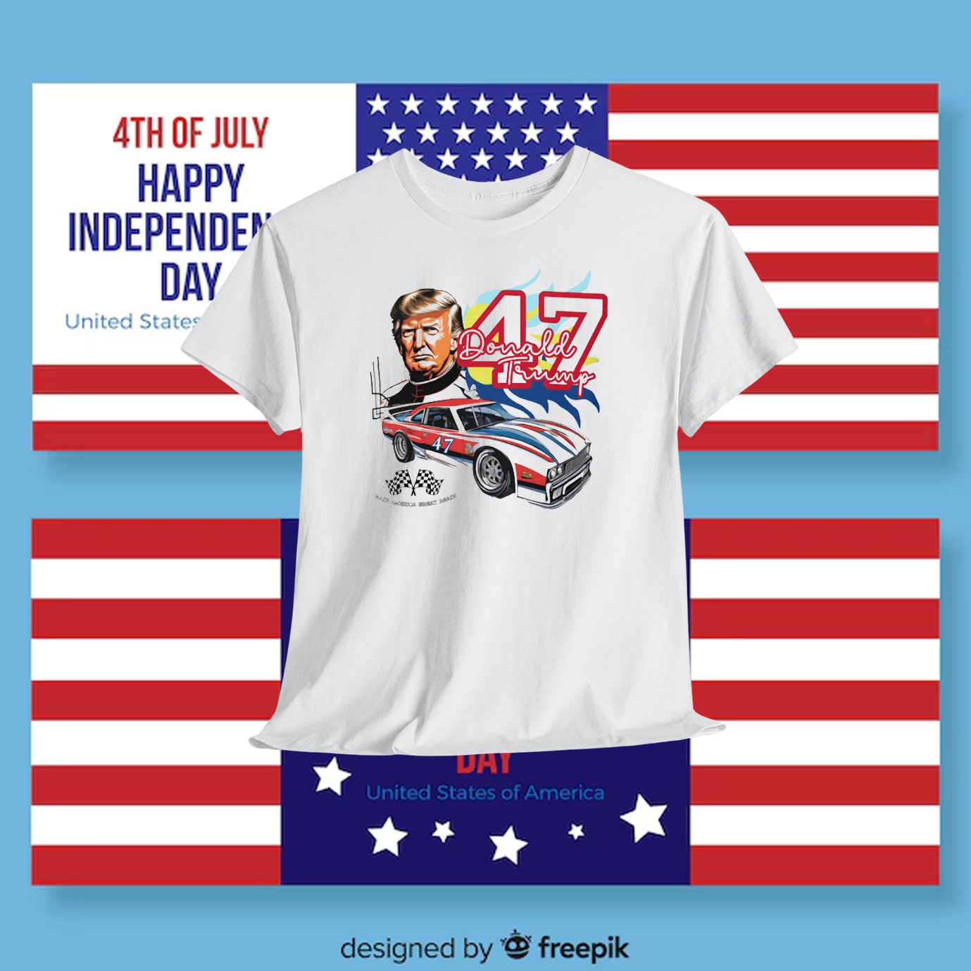 Donald Trump 47 2024 Make America Great Again Shirt