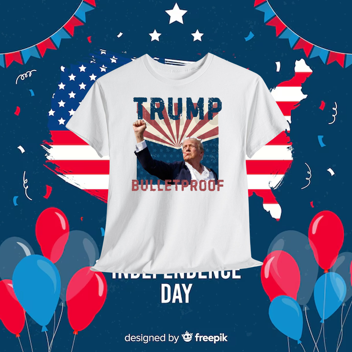 Donald Trump Bulletproof President Shirt