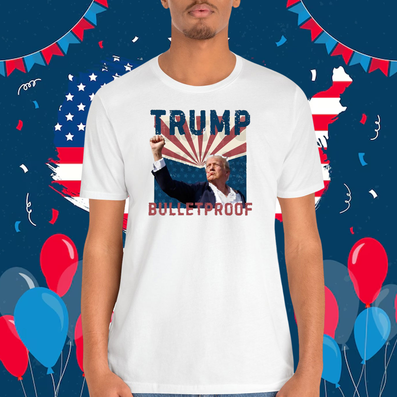 Donald Trump Bulletproof President Shirt