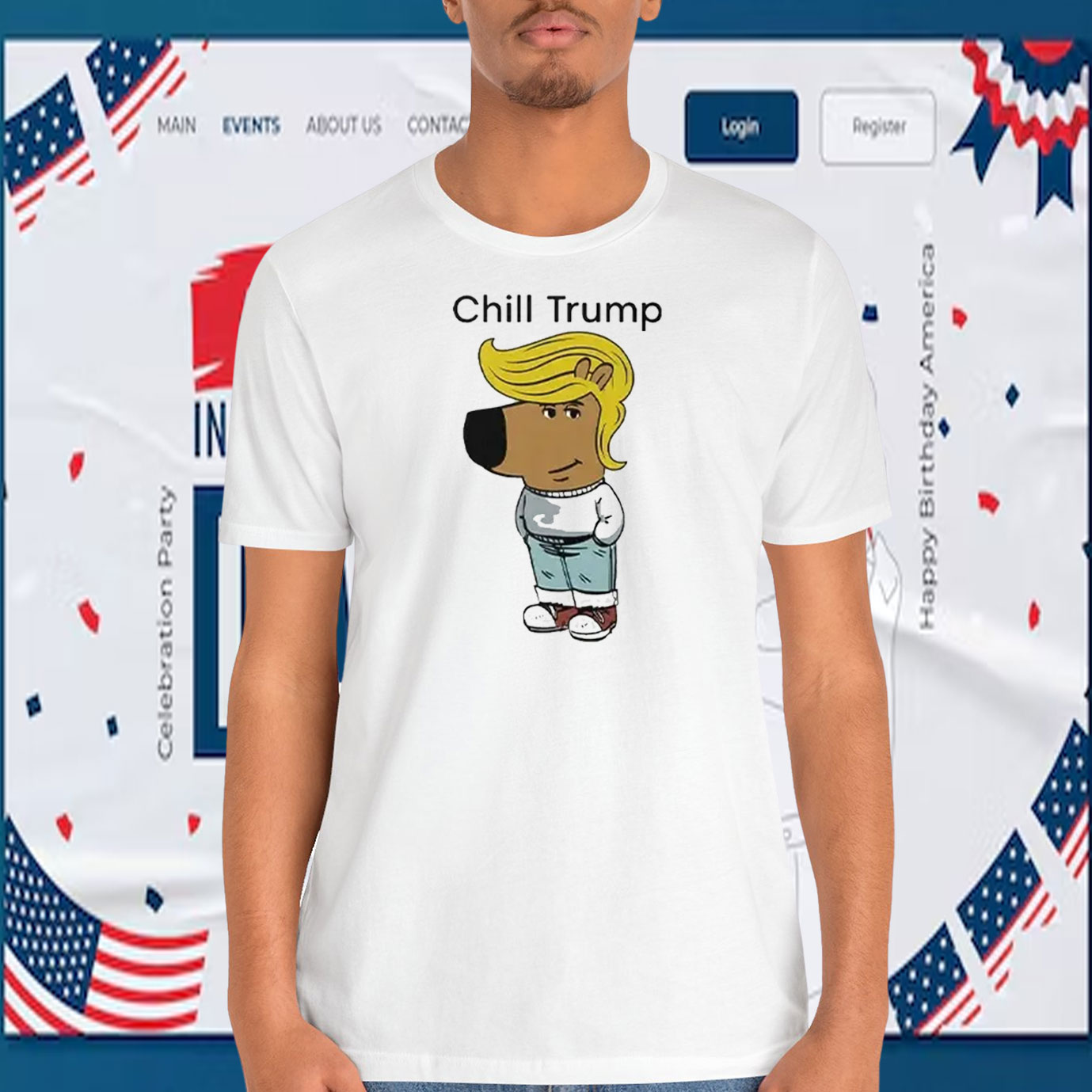 Donald Trump Chill Guy Meme Shirt