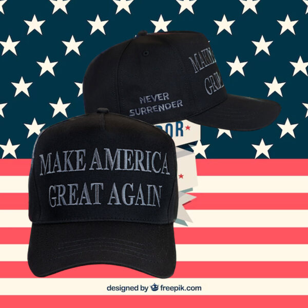 Donald Trump Dark Make America Great Again Cap