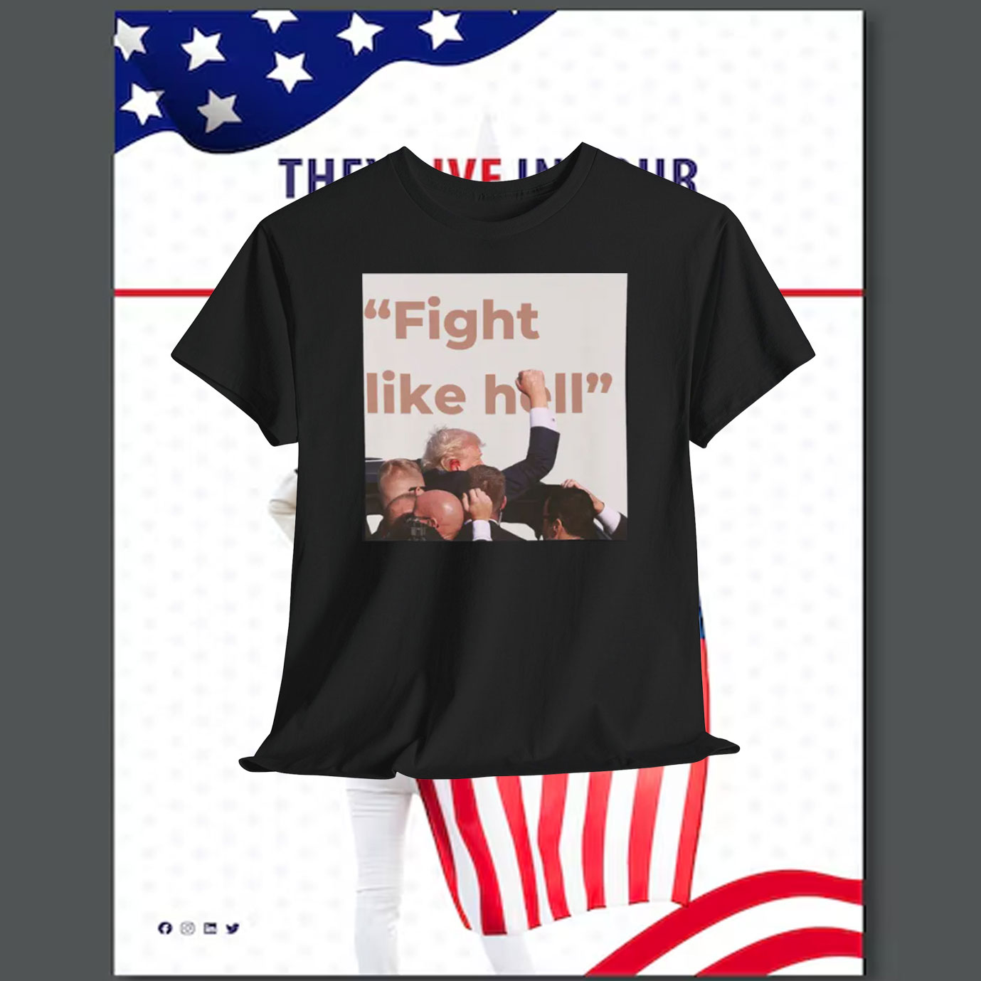 Donald Trump Fight like Hell Shirt