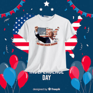 Donald Trump Never Back Down Shirt