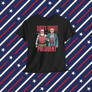 Donald Trump Santa's Favorite President Shirt