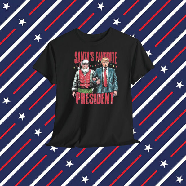 Donald Trump Santa's Favorite President Shirt