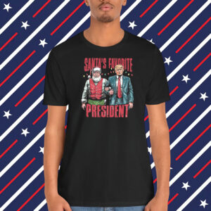 Donald Trump Santa's Favorite President Shirt