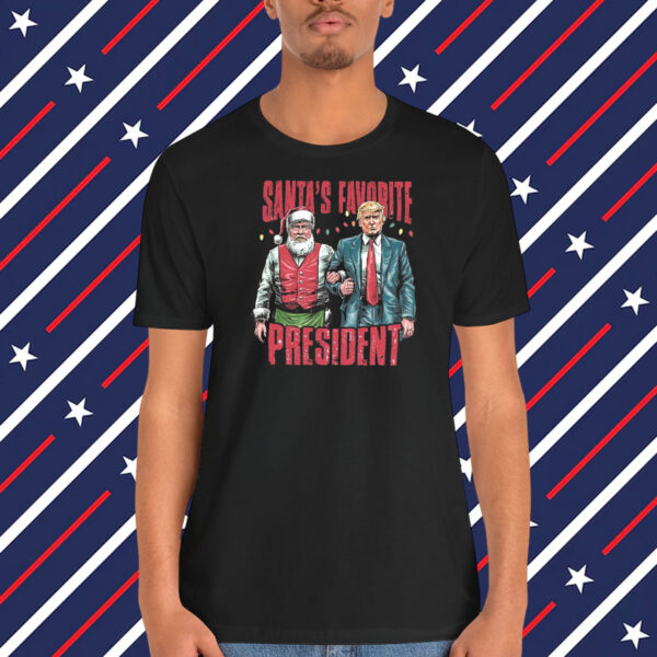 Donald Trump Santa's Favorite President Shirt