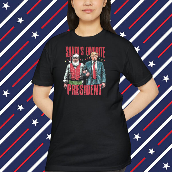 Donald Trump Santa's Favorite President Shirt