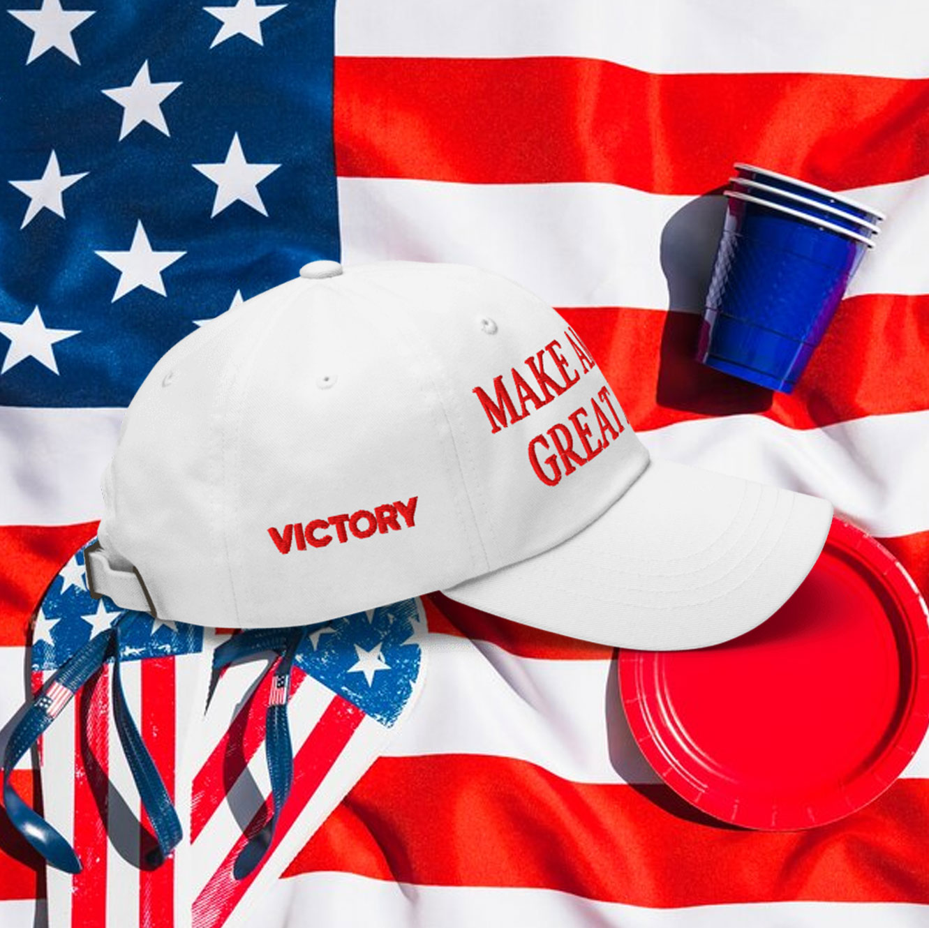 Donald Trump Victory Make America Great Again Hat
