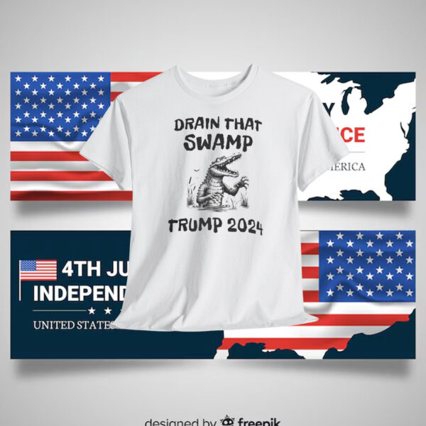Drain That Swamp Trump 2024 Shirt