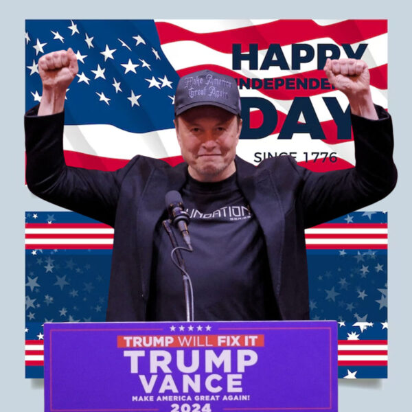 Elon Musk Dark Gothic MAGA Cap