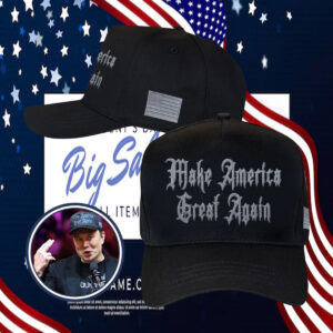 Elon Musk Dark Gothic MAGA Trump 2024 Black Hat