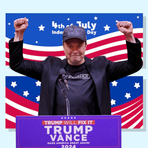 Elon Musk Unveils Dark Gothic MAGA Look At Trump's Hat
