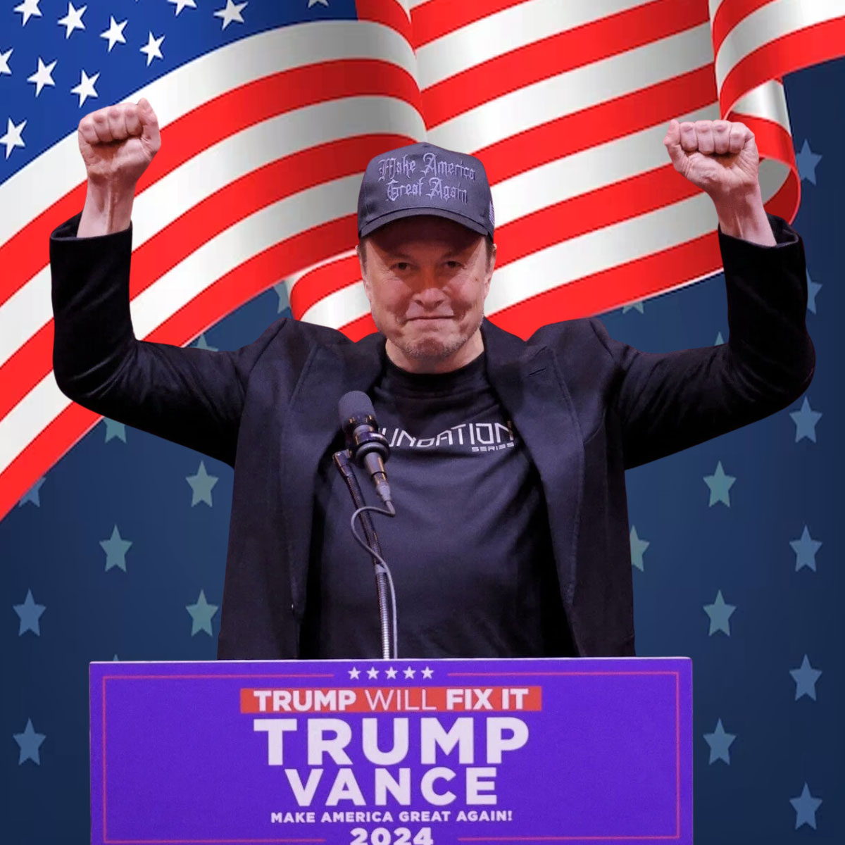Elon Musk's Rally Hat