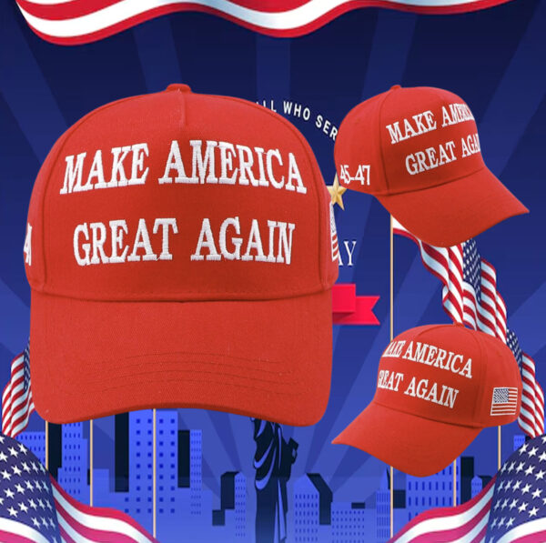 Embroidered Dark MAGA Gothic Trump Hat