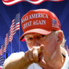 Embroidered Dark MAGA Gothic Trump Hat
