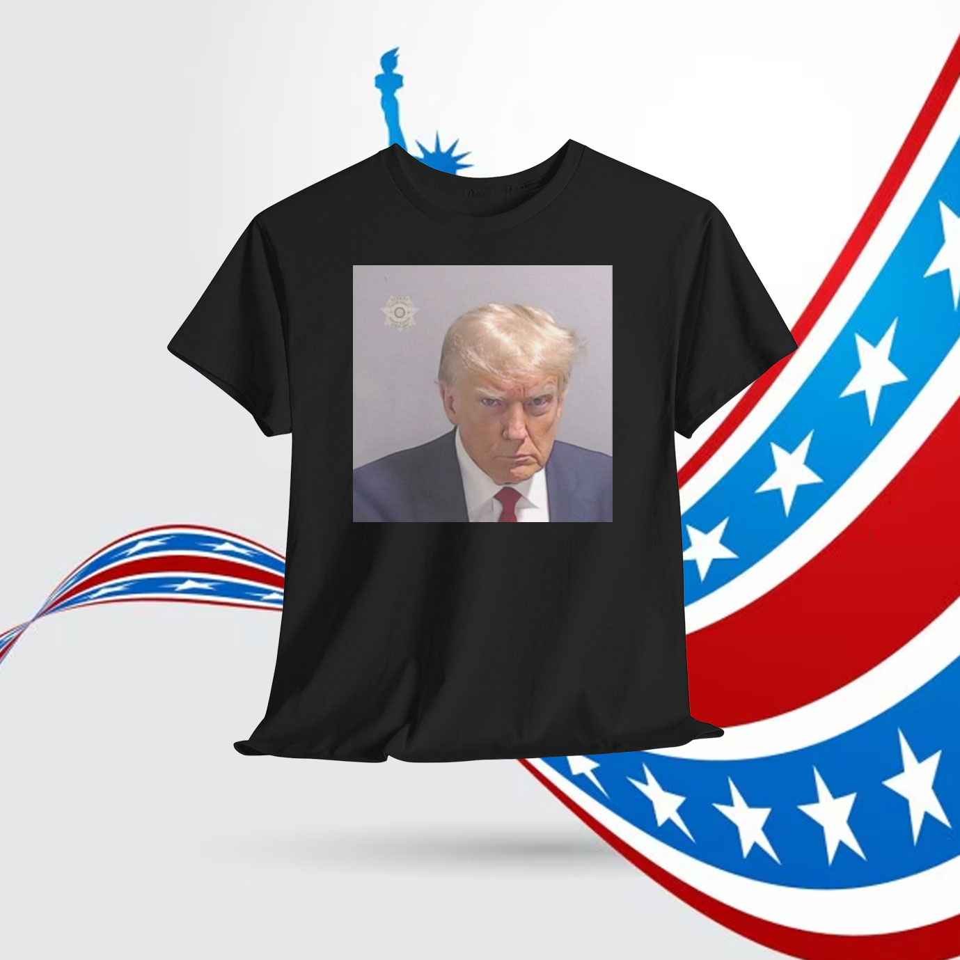 Exclusive President Donald Trump Mugshot T-Shirt