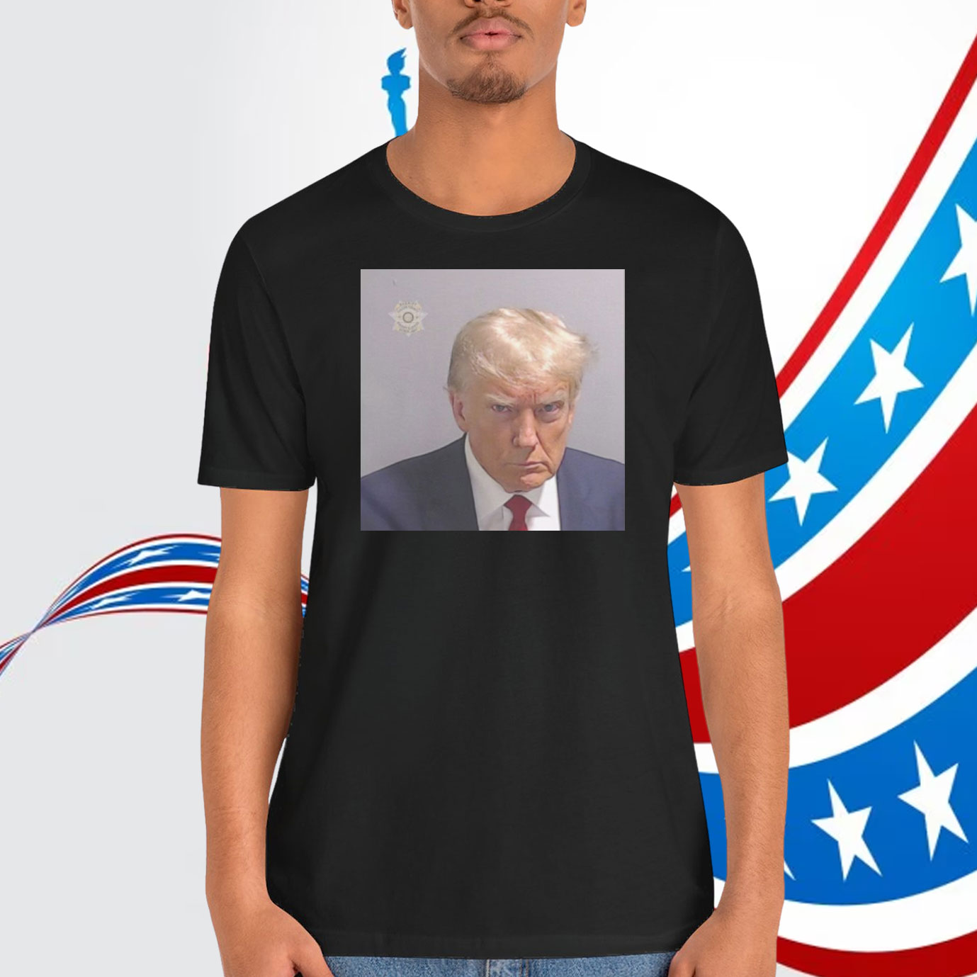 Exclusive President Donald Trump Mugshot T-Shirt