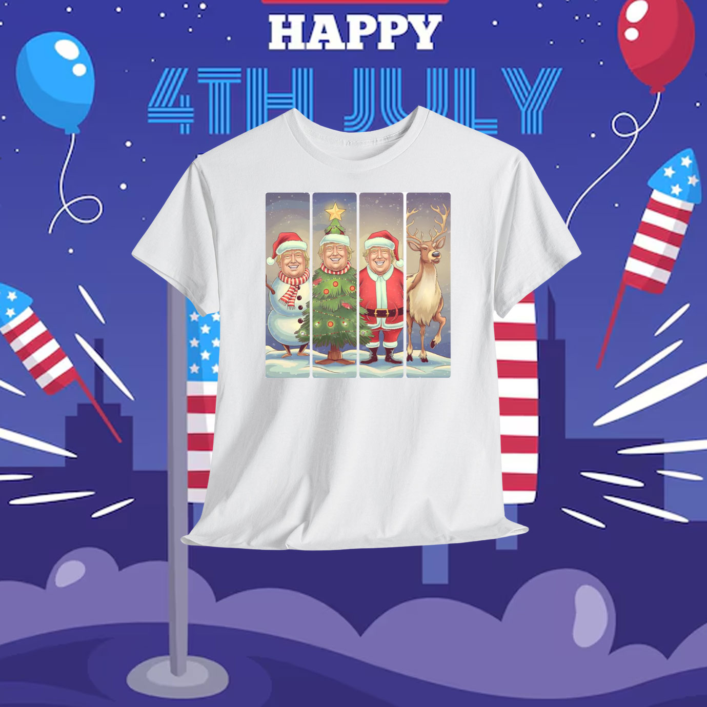 Funny Trump Christmas T-Shirt