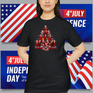 Funny Trump Dance Christmas Tree Santa Shirt
