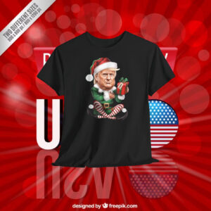 Funny Trump Elf Make Christmas Great Again Shirt