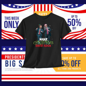 Funny Trump Vance Make Christmas Great Again Shirt