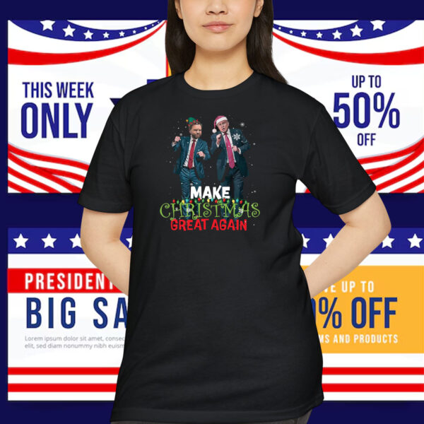 Funny Trump Vance Make Christmas Great Again Shirt