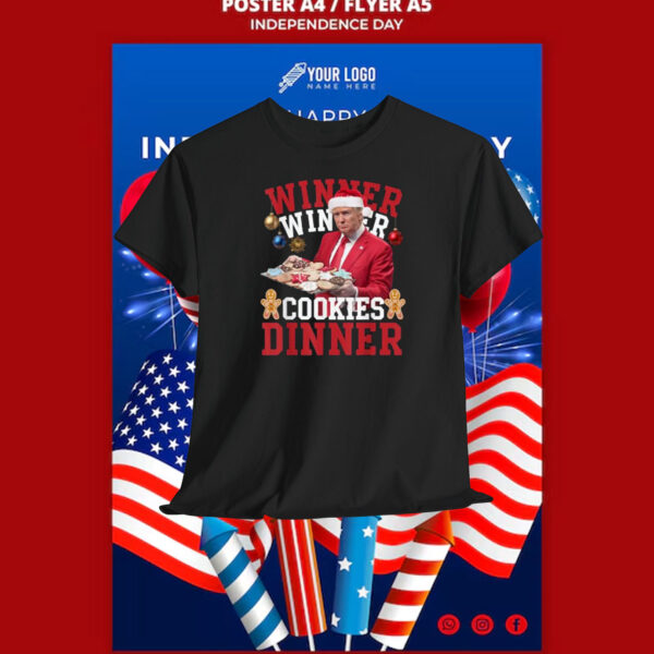 Funny Trump Winner Winner Cookies Dinner Shirt