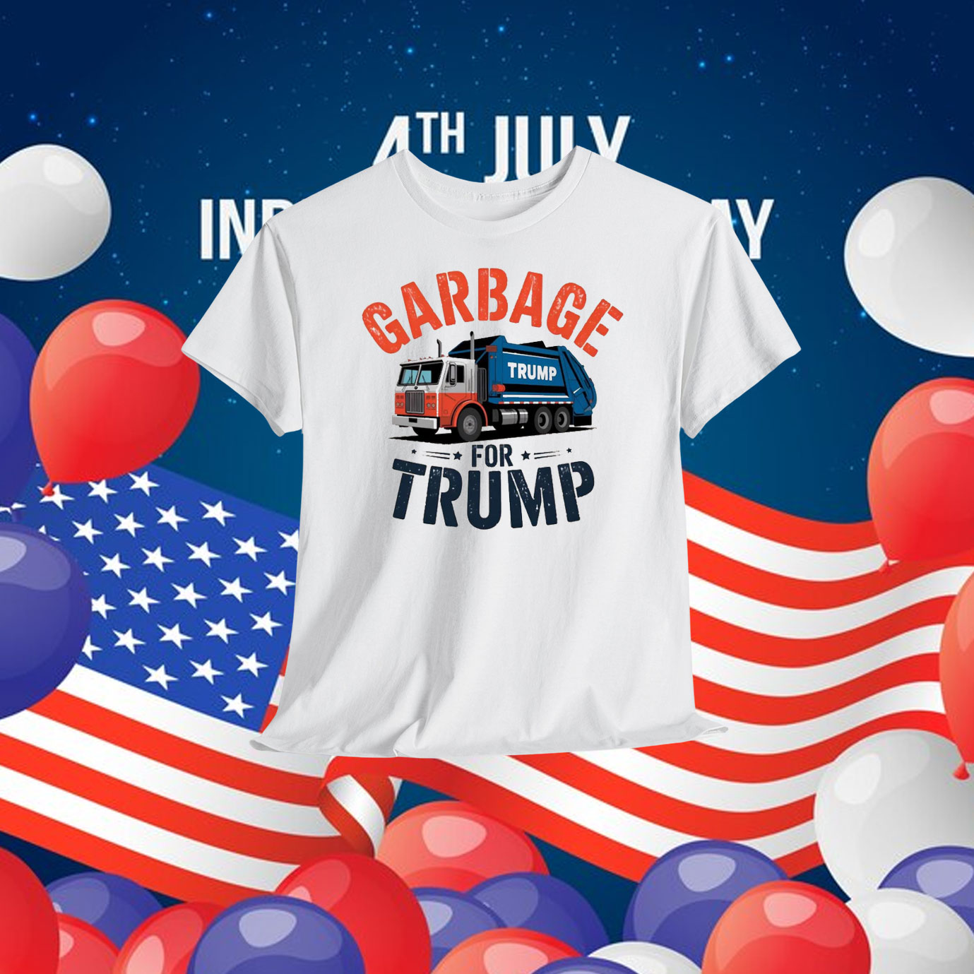 Garbage For Trump 2024 Unisex Shirt