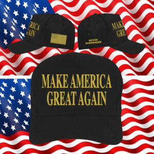 Gold Dark MAGA Make America Great Again Trump 2024 Campaign Hat